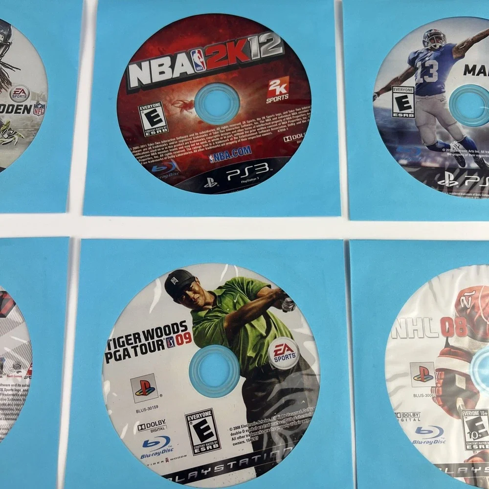 Multi Platform Loose Discs Video Game - Lot Of 50 - AS IS Untested Scratches #6